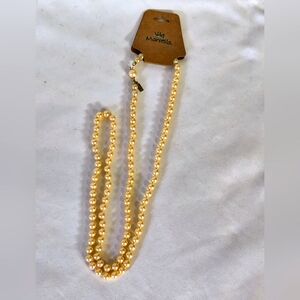 Marvella Simulated Golden Cream Pearls